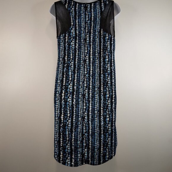 DKNY Blue Print Sleeveless Dress Size XS - Picture 6 of 12